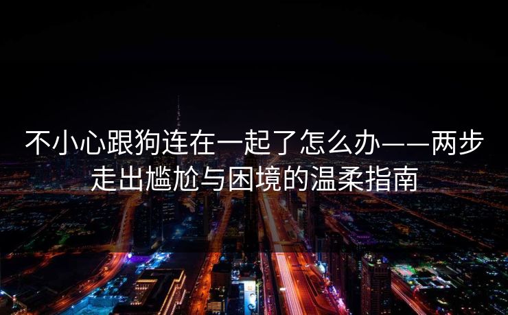 不小心跟狗连在一起了怎么办——两步走出尴尬与困境的温柔指南